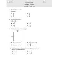 حل أوراق عمل Module 10 Revision الرياضيات المتكاملة الصف الخامس