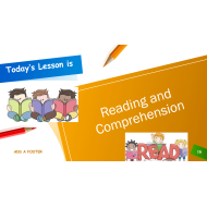 Reading and Comprehension الصف الاول مادة اللغة الانجليزية - بوربوينت