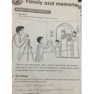 اللغة الإنجليزية كتاب النشاط (Unit 2 Family and memories) للصف الرابع مع الإجابات