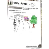 اللغة الإنجليزية كتاب النشاط (City Place) للصف الثاني مع الإجابات