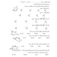 الرياضيات المتكاملة ورقة عمل (الدوال المثلثية) للصف الحادي عشر العام