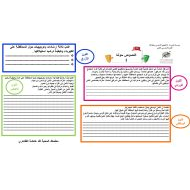 ورقة عمل درس النصوص حولنا 1 اللغة العربية الصف الثامن - بوربوينت