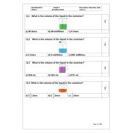 حل أوراق عمل REVISION PAPER UNIT 12 الرياضيات المتكاملة الصف الثالث