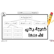 ورقة عمل خديجة بنت خويلد التربية الإسلامية الصف الثالث - بوربوينت