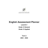 مواصفات الامتحان النهائي Level 8.1 اللغة الإنجليزية الصف الثاني عشر عام وApplied الفصل الدراسي الثاني 2023-2024