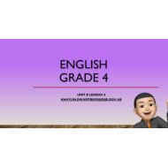 درس Unit 8 Lesson 3 اللغة الإنجليزية الصف الرابع أكسس - بوربوينت