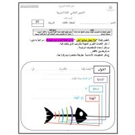 ورقة عمل التعبير الكتابي تلخيص قصة اللغة العربية الصف الثالث