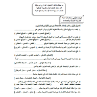 الدراسات الإجتماعية والتربية الوطنية أوراق عمل (الوحدة 1) للصف السابع