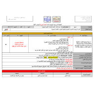 الخطة اليومية الدرسية حرف الطاء والظاء الصف الاول مادة اللغة العربية