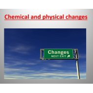 درس Chemical and physical changes العلوم المتكاملة الصف الخامس - بوربوينت