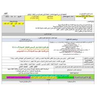 الخطة الدرسية الأسبوعية الأسبوع السادس المنهج المتكامل الصف الأول - بوربوينت