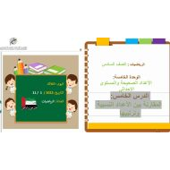 حل درس المقارنة بين الأعداد النسبية وترتيبها الرياضيات المتكاملة الصف السادس - بوربوينت