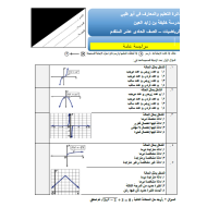 الرياضيات أوراق عمل (مراجعة عامة) للصف الحادي عشر