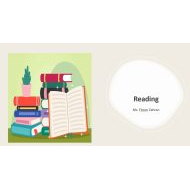 أوراق عمل Reading اللغة الإنجليزية الصف الأول - بوربوينت