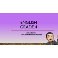 درس Unit 8 Lesson 2 اللغة الإنجليزية الصف الرابع أكسس - بوربوينت