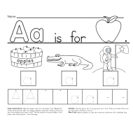 اللغة الإنجليزية أوراق عمل (كتابة الحروف) للصف الأول