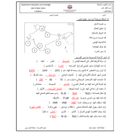 الدراسات الإجتماعية والتربية الوطنية أوراق عمل للصف السادس مع الإجابات