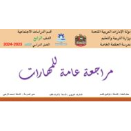 مراجعة على مهارات الورقة الامتحانية الدراسات الإجتماعية والتربية الوطنية الصف الرابع - بوربوينت