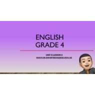 درس Unit 8 Lesson 6 اللغة الإنجليزية الصف الرابع أكسس - بوربوينت