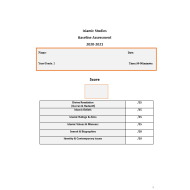 Baseline Assessment التربية الإسلامية لغير الناطقين باللغة العربية الصف الثاني