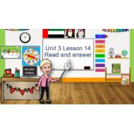 بوربوينت Read and answer للصف الثالث مادة اللغة الانجليزية