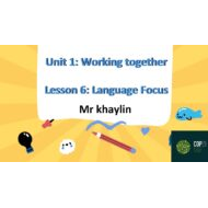 حل درس Unit 1 Lesson 6 Language Focus اللغة الإنجليزية الصف الرابع أكسس - بوربوينت