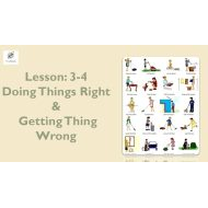 حل درس Doing Things Right & Getting Thing Wrong اللغة الإنجليزية الصف التاسع - بوربوينت