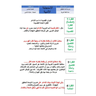 اللغة العربية استجابة أدبية وتدريب (أمم العروبة - جمال الحياة) للصف السادس