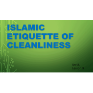 درس Islamic Etiquette of Cleanliness لغير الناطقين باللغة العربية الصف الاول مادة التربية الاسلامية - بوربوينت