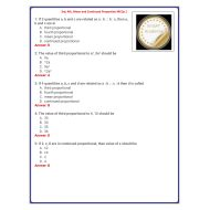 حل أوراق عمل Mean and Continued Proportion الرياضيات المتكاملة الصف الثاني عشر