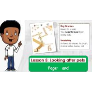 حل درس Looking after pets اللغة الإنجليزية الصف السادس Access - بوربوينت