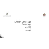 تدريبات للامتحان النهائي اللغة الإنجليزية الصف الخامس - بوربوينت