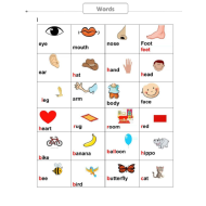 اللغة الإنجليزية (Vocabulary) للصف الأول