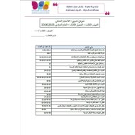 حل نموذج تدريبي الاختبار الختامي الرياضيات المتكاملة الصف الثالث