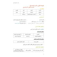 ملخص وأوراق عمل درس أنا وأسرتي درس وأقاربي وجيراني الدراسات الإجتماعية والتربية الوطنية الصف الأول