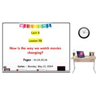 حل درس How is the way we watch movies changing اللغة الإنجليزية الصف الثامن متقدم - بوربوينت