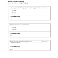 حل أوراق عمل Communicating With Signals العلوم المتكاملة الصف الثامن