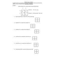 أوراق عمل Punnett Square Practice الرياضيات المتكاملة الصف السادس Reveal