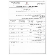 التربية الإسلامية أوراق عمل (اختيار من متعدد) للصف السادس مع الإجابات