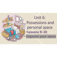 درس Organize your space اللغة الإنجليزية الصف التاسع - بوربوينت