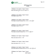 الرياضيات المتكاملة أوراق عمل بالإنجليزي للصف الثامن