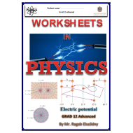 الفيزياء أوراق عمل (الوحدة الثالثة) بالإنجليزي للصف الثاني عشر متقدم