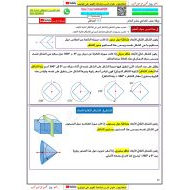 حل ورقة عمل التناظر الرياضيات المتكاملة الصف الحادي عشر عام