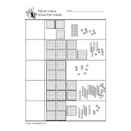 ورقة عمل Place Value الرياضيات المتكاملة الصف الثاني