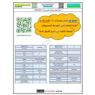 حل تجميع أسئلة هيكل امتحان الرياضيات المتكاملة الصف الثامن عام