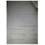 الدراسات الإجتماعية والتربية الوطنية ورقة عمل (الشيخ زايد) للصف الأول