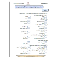 اللغة العربية أسئلة موضوعية في الشعر والبلاغة والنحو (اختيار من متعدد) للصف الثاني عشر