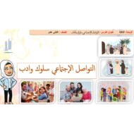 حل درس التواصل الإجتماعي سلوك وآداب التربية الإسلامية الصف الثاني عشر - بوربوينت