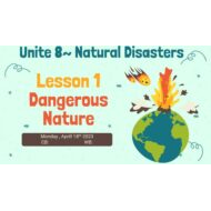 درس Natural Disasters اللغة الإنجليزية الصف التاسع - بوربوينت