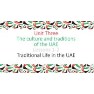 درس Traditional Life in the UAE اللغة الإنجليزية الصف الثامن - بوربوينت